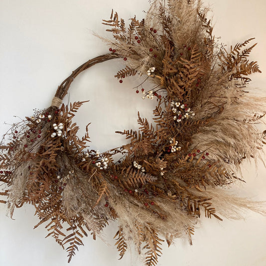 Dried Winter Wreath